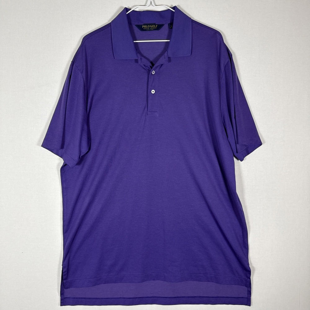 Polo Golf Men's Purple Ralph Lauren Polo Shirt L